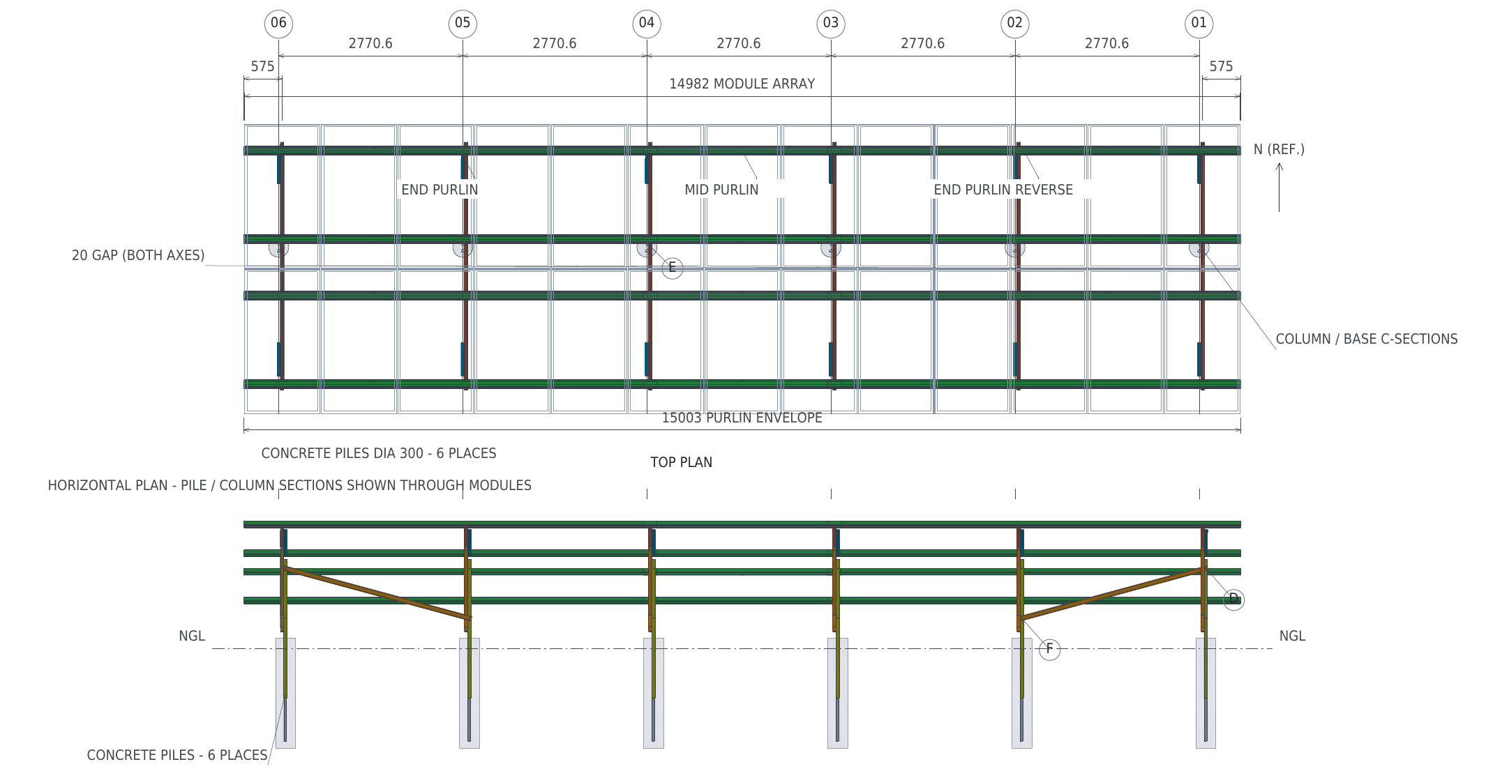 General arrangement drawing excerpt
